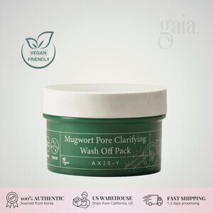 AXIS-Y Mugwort Pore Clarifying Wash Off Pack 100ml – Detox & Soothing Care